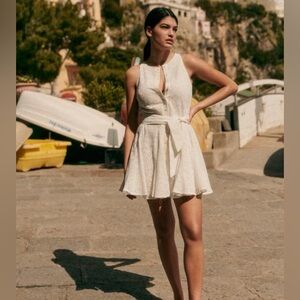 Sezane SOLITTA cotton dress - ecru Size 2